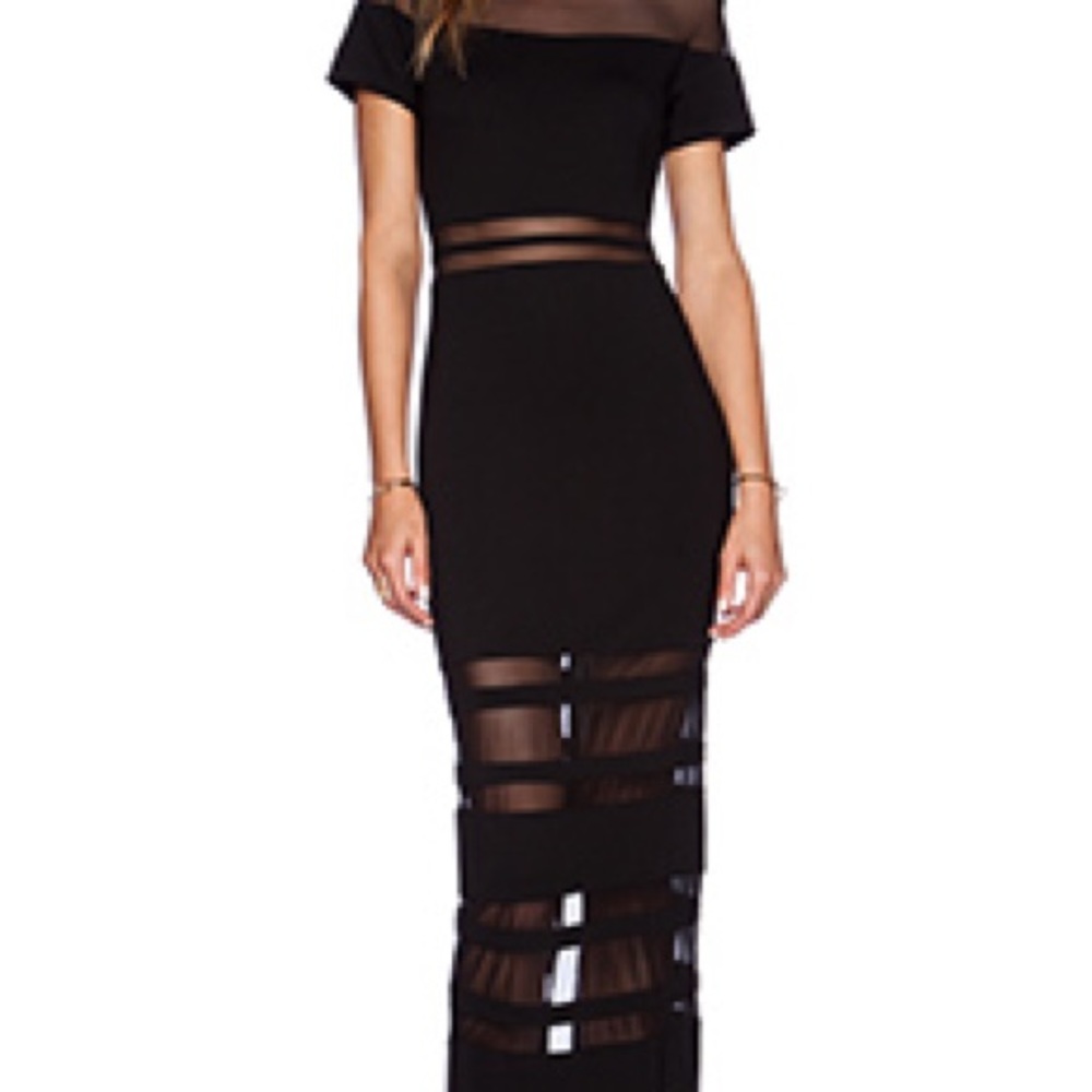 REVOLVE ** ELLIATT black maxi dress size S
